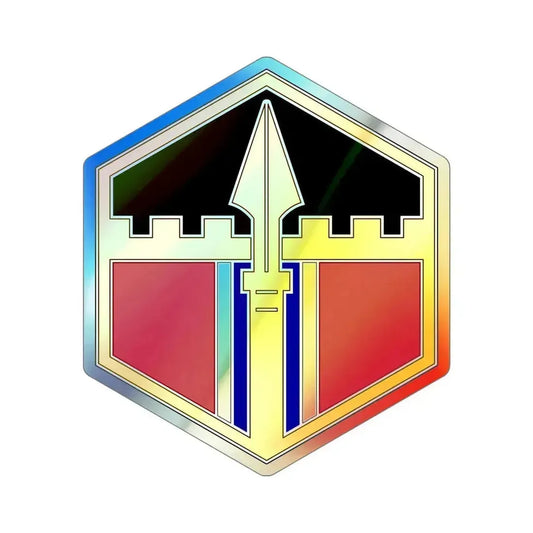 301 Maneuver Enhancement Brigade (U.S. Army) Holographic STICKER Die-Cut Vinyl Decal 6 Inch Holographic - The Sticker Space