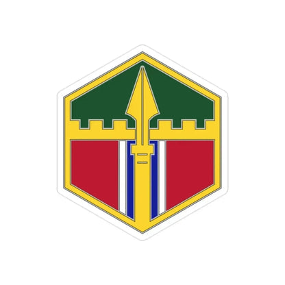 301 Maneuver Enhancement Brigade (U.S. Army) REVERSE PRINT Transparent Die-Cut STICKER - The Sticker Space