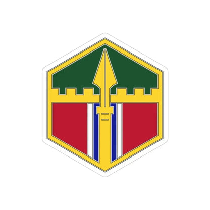 301 Maneuver Enhancement Brigade (U.S. Army) REVERSE PRINT Transparent Die-Cut STICKER - The Sticker Space