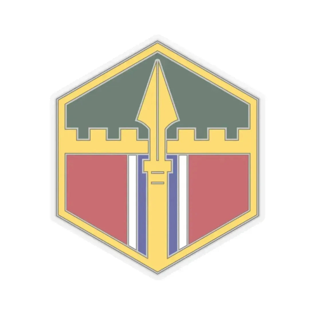 301 Maneuver Enhancement Brigade (U.S. Army) STICKER Vinyl Kiss-Cut Decal 2 Inch Transparent - The Sticker Space