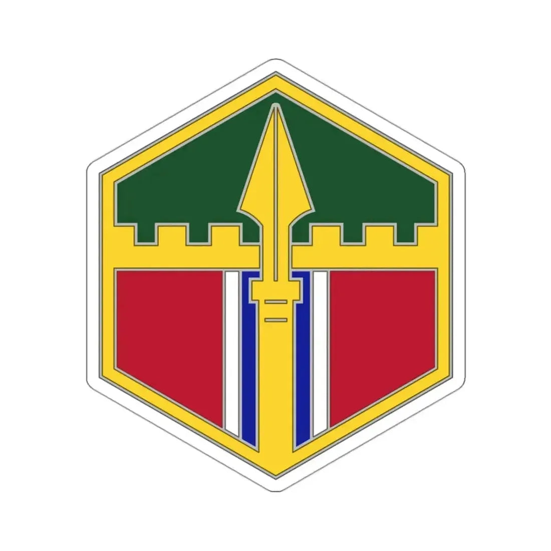 301 Maneuver Enhancement Brigade (U.S. Army) STICKER Vinyl Kiss-Cut Decal 3 Inch White - The Sticker Space