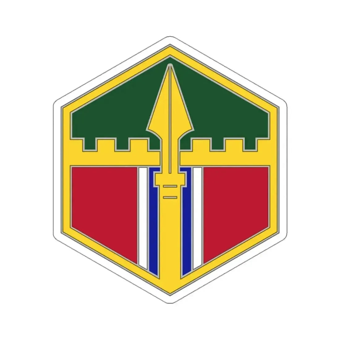 301 Maneuver Enhancement Brigade (U.S. Army) STICKER Vinyl Kiss-Cut Decal 4 Inch White - The Sticker Space