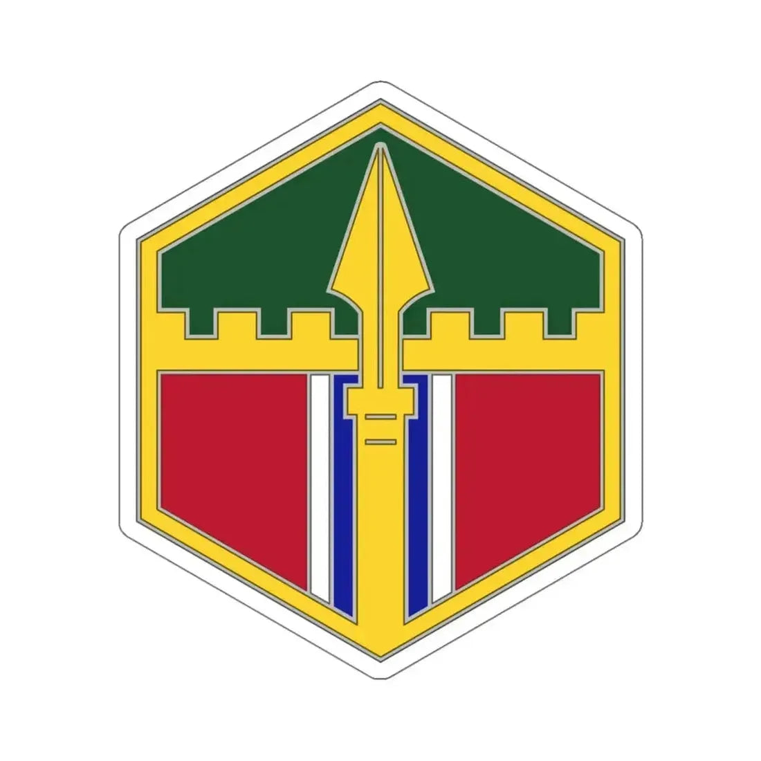 301 Maneuver Enhancement Brigade (U.S. Army) STICKER Vinyl Kiss-Cut Decal 6 Inch White - The Sticker Space