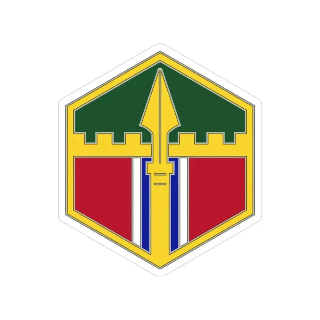 301 Maneuver Enhancement Brigade (U.S. Army) Transparent STICKER Die-Cut Vinyl Decal 2 Inch - The Sticker Space