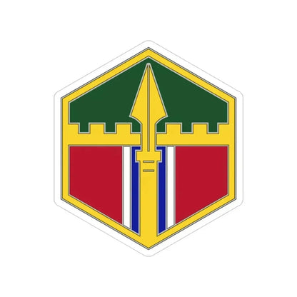 301 Maneuver Enhancement Brigade (U.S. Army) Transparent STICKER Die-Cut Vinyl Decal 4 Inch - The Sticker Space