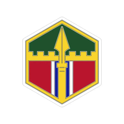 301 Maneuver Enhancement Brigade (U.S. Army) Transparent STICKER Die-Cut Vinyl Decal 4 Inch - The Sticker Space