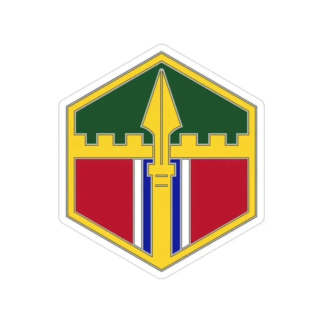 301 Maneuver Enhancement Brigade (U.S. Army) Transparent STICKER Die-Cut Vinyl Decal 5 Inch - The Sticker Space