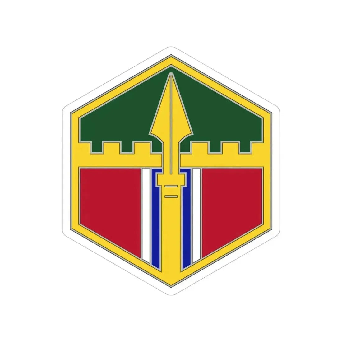 301 Maneuver Enhancement Brigade (U.S. Army) Transparent STICKER Die-Cut Vinyl Decal 6 Inch - The Sticker Space