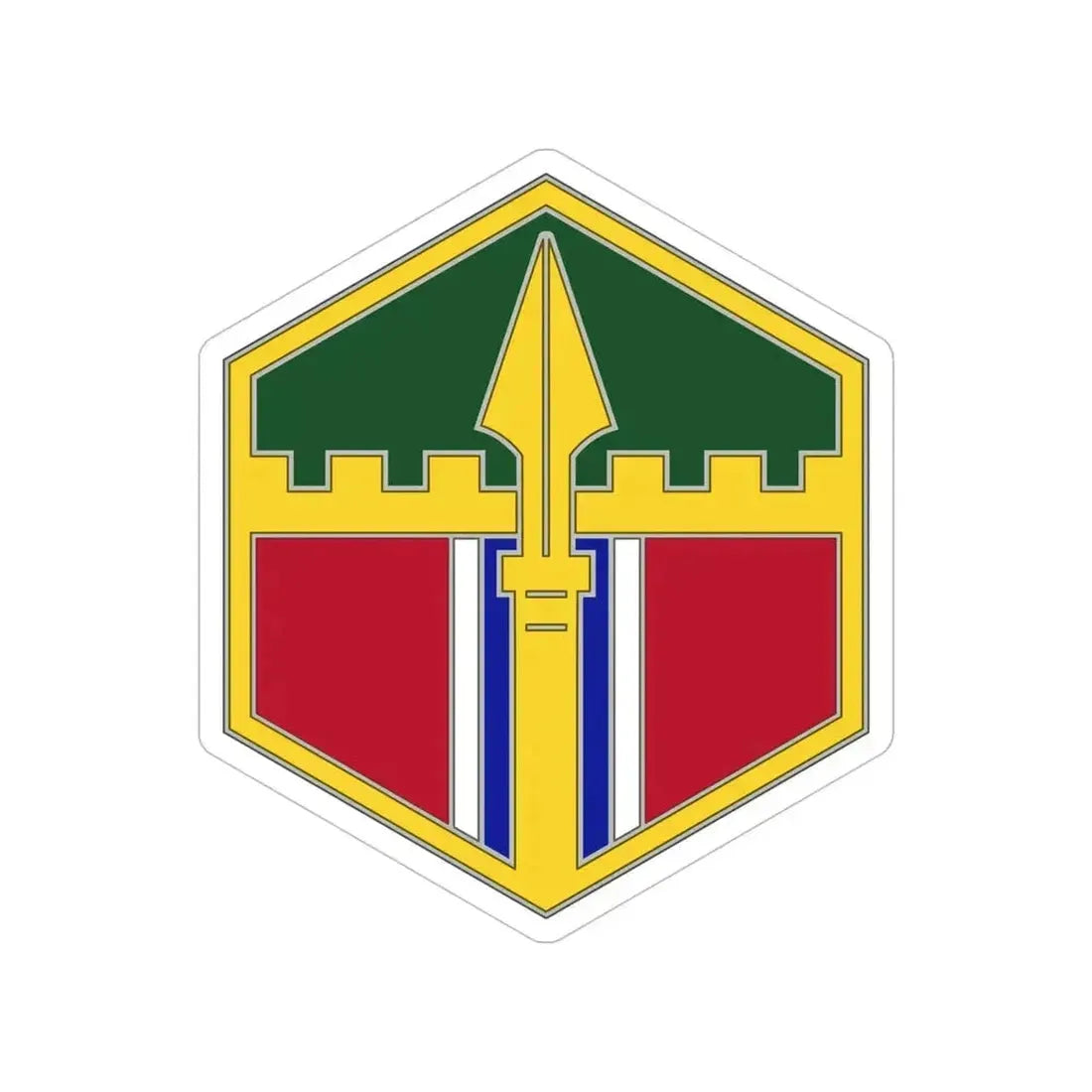 301 Maneuver Enhancement Brigade (U.S. Army) Transparent STICKER Die-Cut Vinyl Decal 6 Inch - The Sticker Space