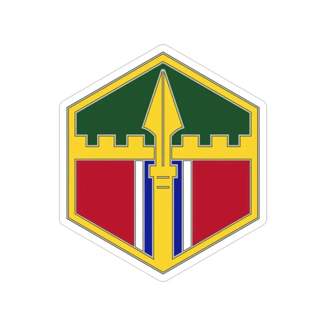 301 Maneuver Enhancement Brigade (U.S. Army) Transparent STICKER Die-Cut Vinyl Decal - The Sticker Space