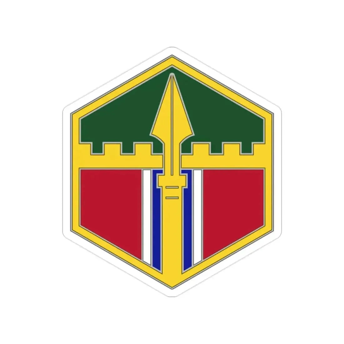 301 Maneuver Enhancement Brigade (U.S. Army) Transparent STICKER Die-Cut Vinyl Decal - The Sticker Space