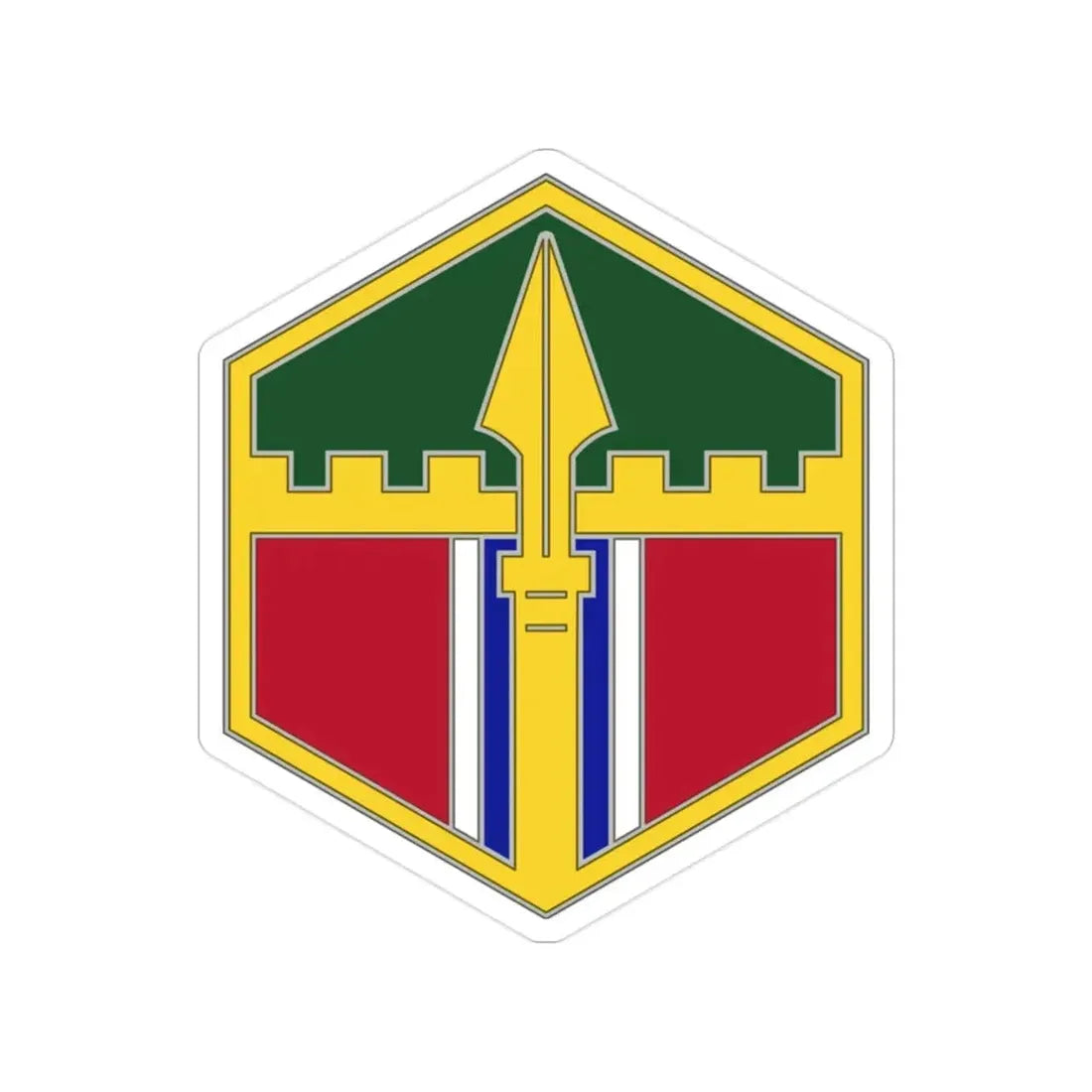 301 Maneuver Enhancement Brigade (U.S. Army) Transparent STICKER Die-Cut Vinyl Decal - The Sticker Space