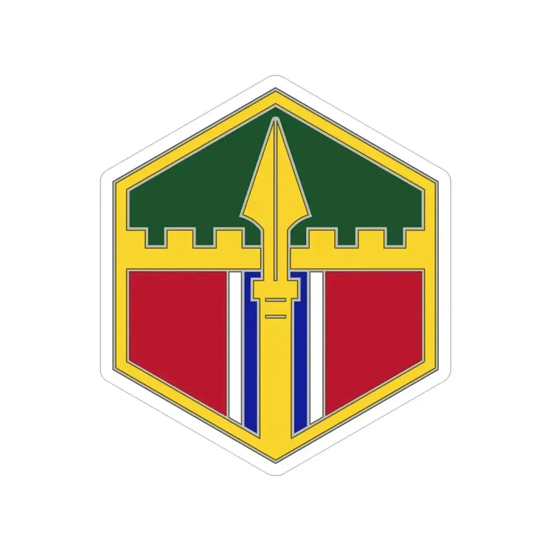 301 Maneuver Enhancement Brigade (U.S. Army) Transparent STICKER Die-Cut Vinyl Decal - The Sticker Space