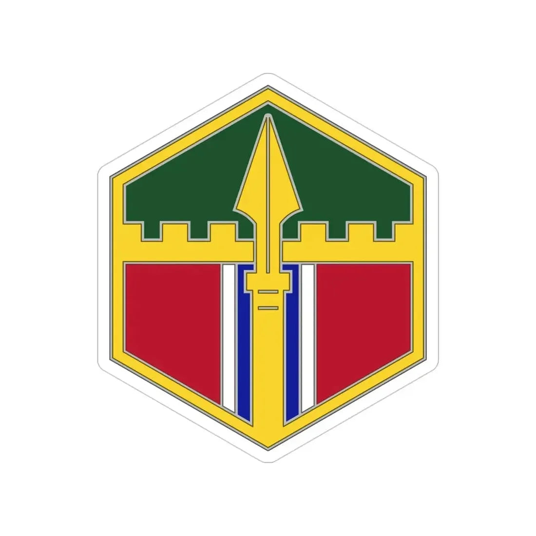 301 Maneuver Enhancement Brigade (U.S. Army) Transparent STICKER Die-Cut Vinyl Decal - The Sticker Space