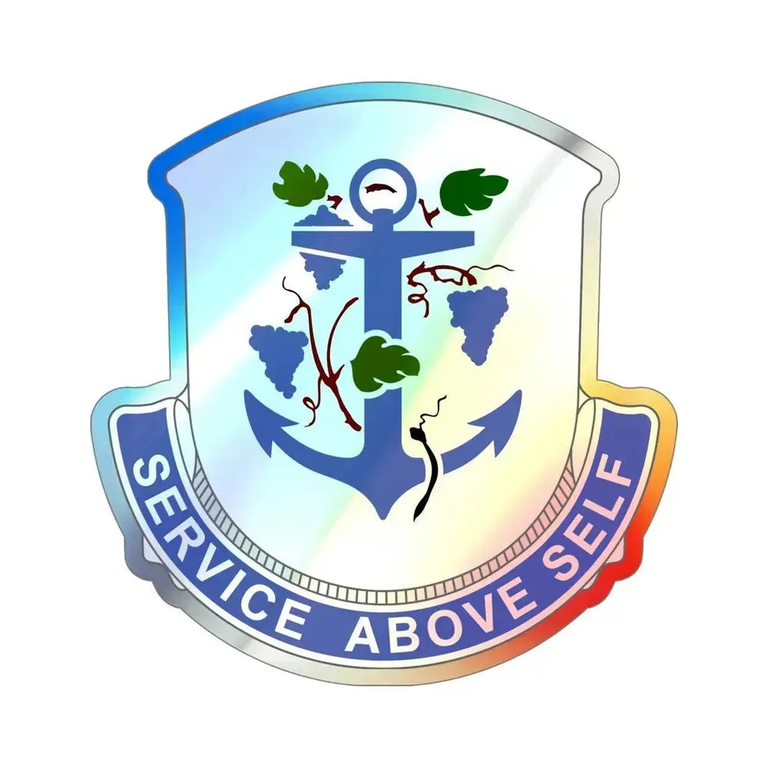 301 Medical Battalion (U.S. Army) Holographic STICKER Die-Cut Vinyl Decal 5 Inch Holographic - The Sticker Space