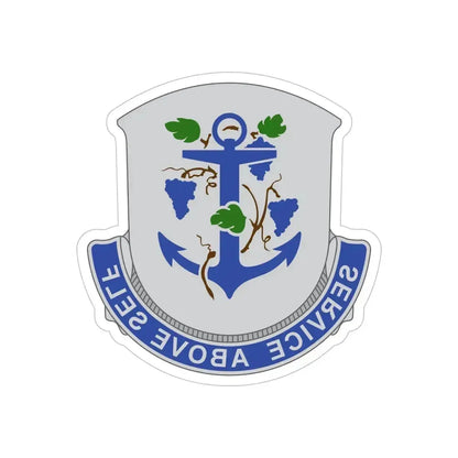 301 Medical Battalion (U.S. Army) REVERSE PRINT Transparent Die-Cut STICKER 6 Inch Die-Cut Transparent - The Sticker Space