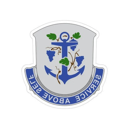 301 Medical Battalion (U.S. Army) REVERSE PRINT Transparent Die-Cut STICKER - The Sticker Space