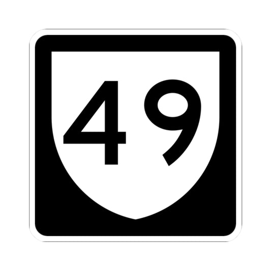 PR urban primary 49 (Puerto Rico) (Road Sign) STICKER Vinyl Kiss-Cut Decal