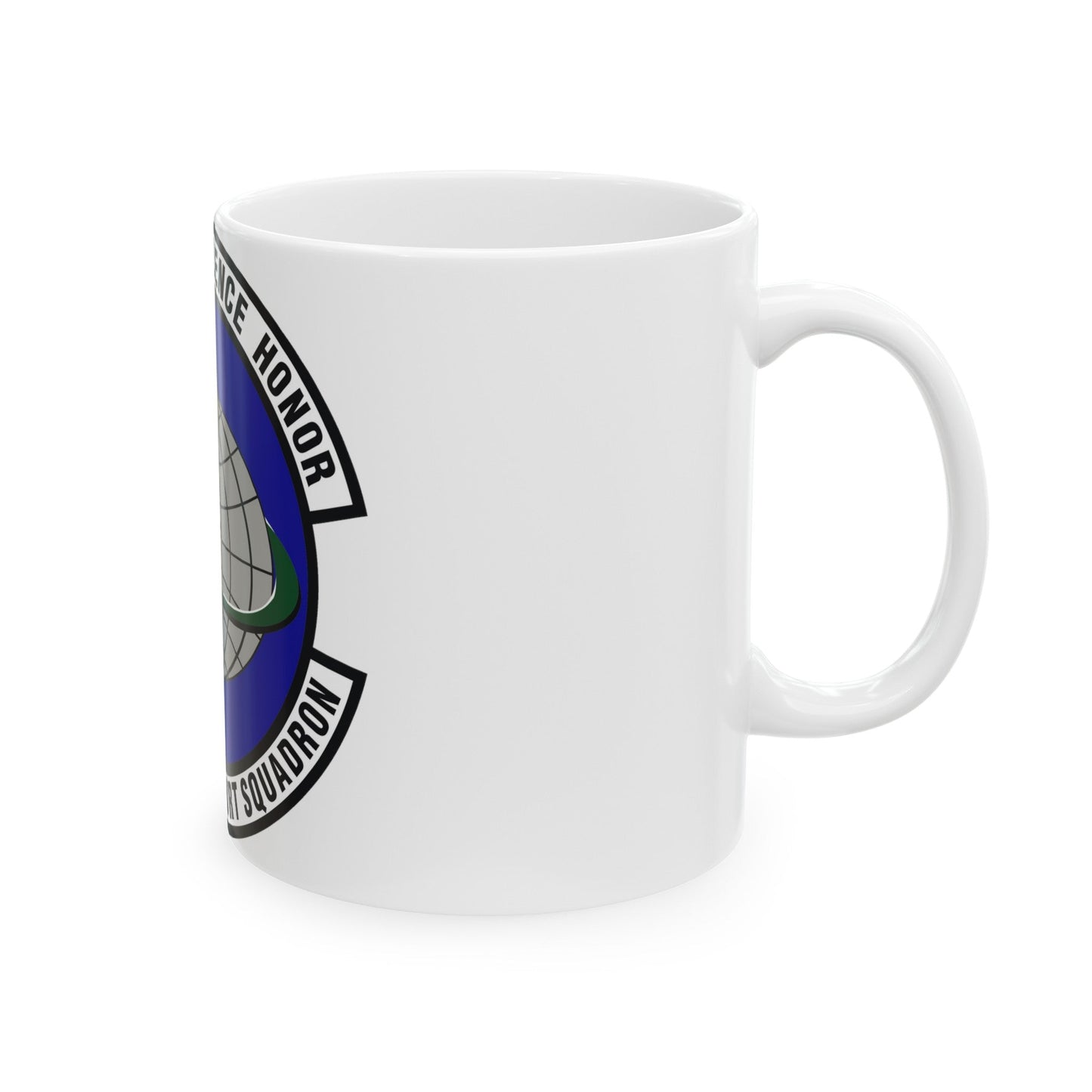 301st Force Support Squadron (U.S. Air Force) White Coffee Mug-The Sticker Space