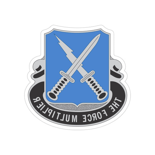 301st Military Intelligence Battalion (U.S. Army) REVERSE PRINT Transparent STICKER-6 Inch-The Sticker Space