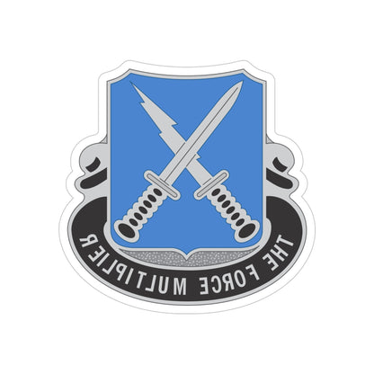 301st Military Intelligence Battalion (U.S. Army) REVERSE PRINT Transparent STICKER-5 Inch-The Sticker Space