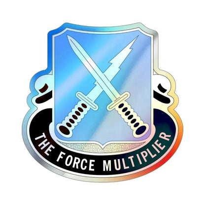 301st Military Intelligence Battalion (U.S. Army) Holographic STICKER Die-Cut Vinyl Decal 5 Inch Holographic - The Sticker Space