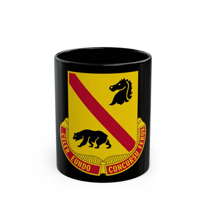 302 Cavalry Regiment (U.S. Army) Black Coffee Mug-11oz-The Sticker Space