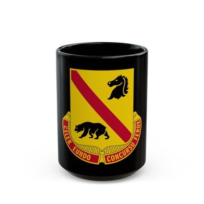 302 Cavalry Regiment (U.S. Army) Black Coffee Mug-15oz-The Sticker Space