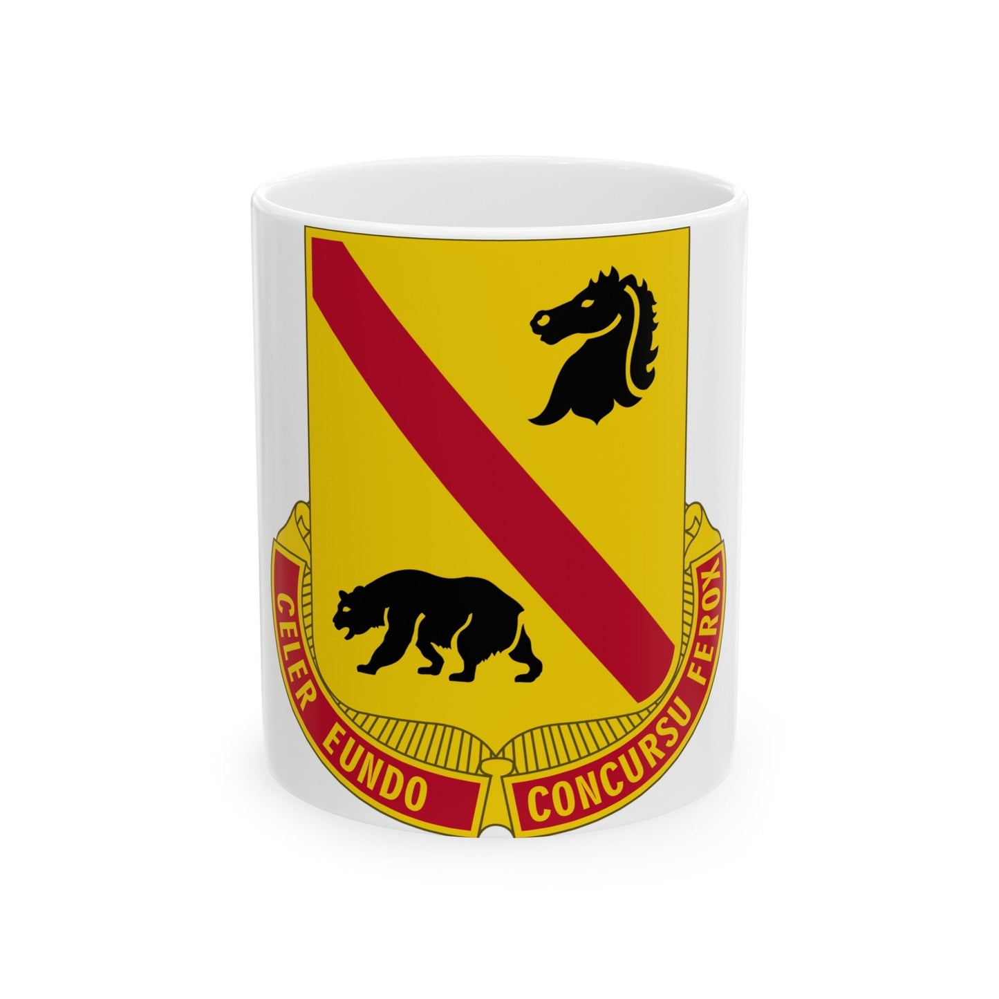 302 Cavalry Regiment (U.S. Army) White Coffee Mug-11oz-The Sticker Space