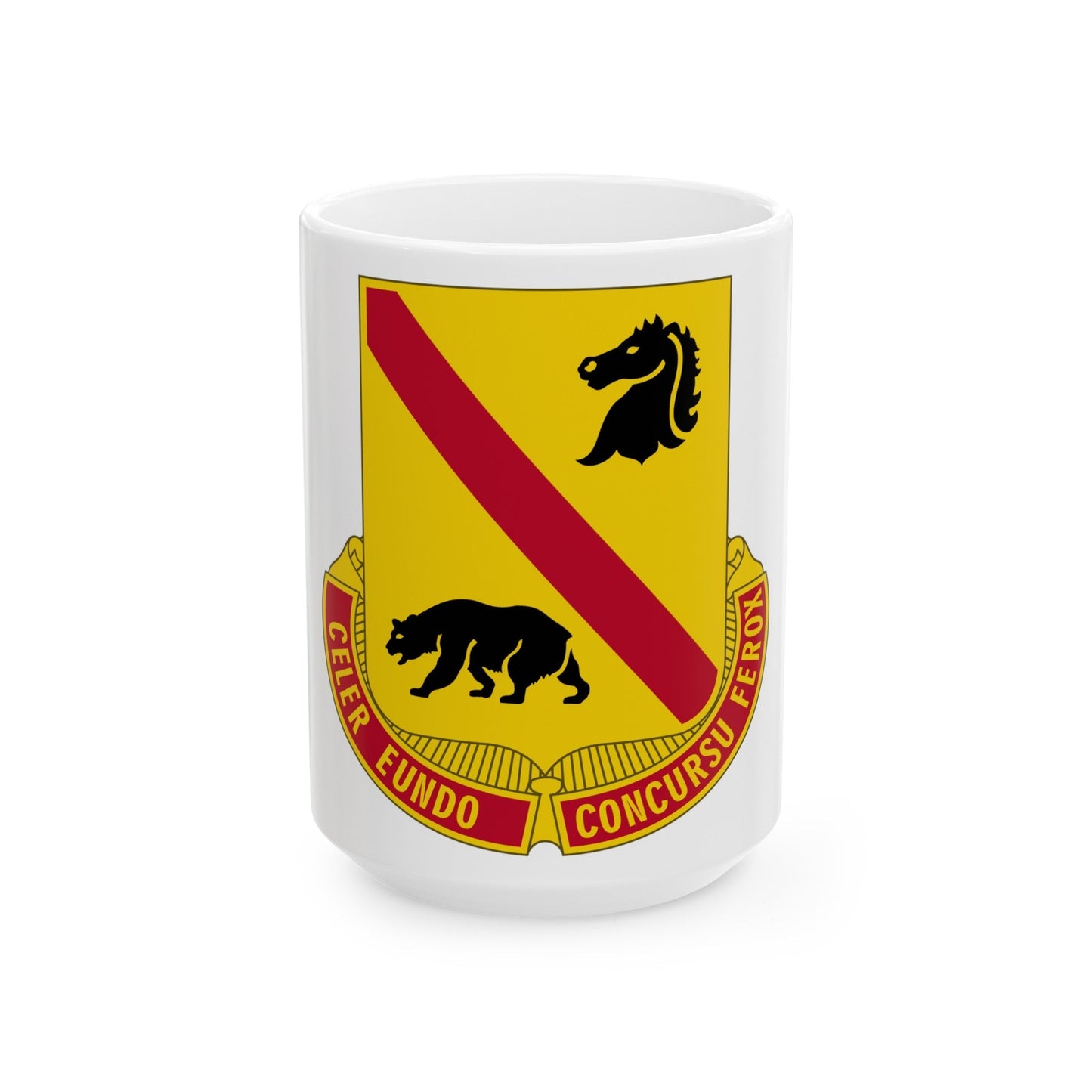 302 Cavalry Regiment (U.S. Army) White Coffee Mug-15oz-The Sticker Space