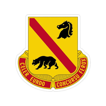 302 Cavalry Regiment (U.S. Army) Transparent STICKER Die-Cut Vinyl Decal - The Sticker Space