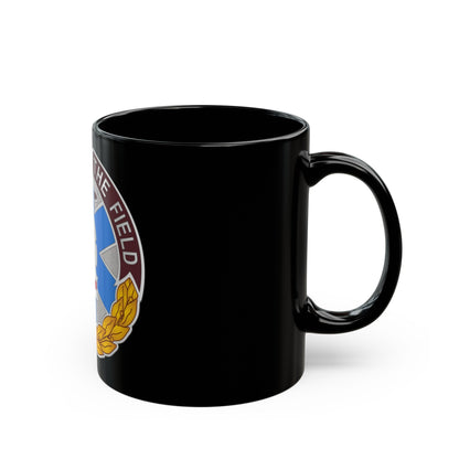 302 Field Hospital (U.S. Army) Black Coffee Mug-The Sticker Space