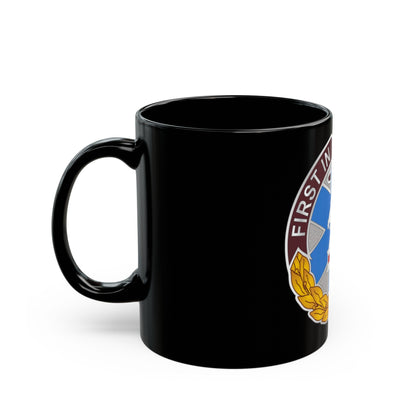 302 Field Hospital (U.S. Army) Black Coffee Mug-The Sticker Space