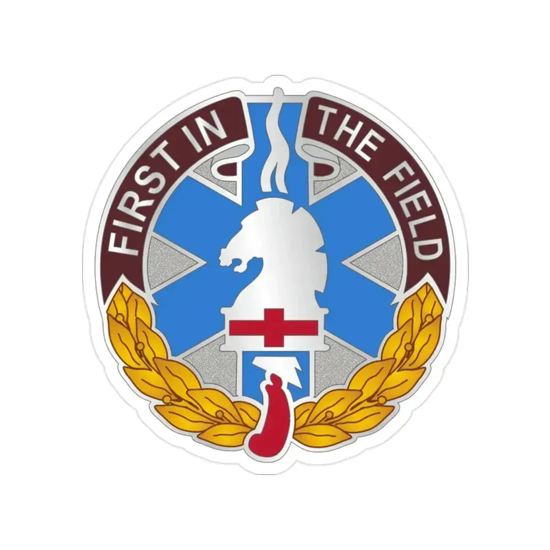 302 Field Hospital (U.S. Army) Transparent STICKER Die-Cut Vinyl Decal 2 Inch - The Sticker Space
