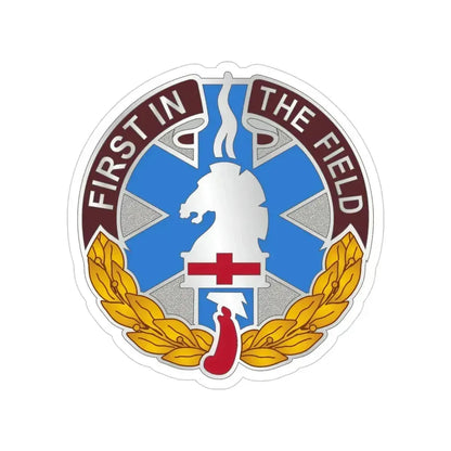 302 Field Hospital (U.S. Army) Transparent STICKER Die-Cut Vinyl Decal 4 Inch - The Sticker Space