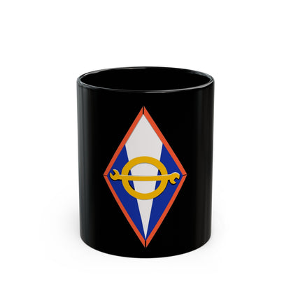 302 Force Support Squadron AFRC (U.S. Air Force) Black Coffee Mug-11oz-The Sticker Space