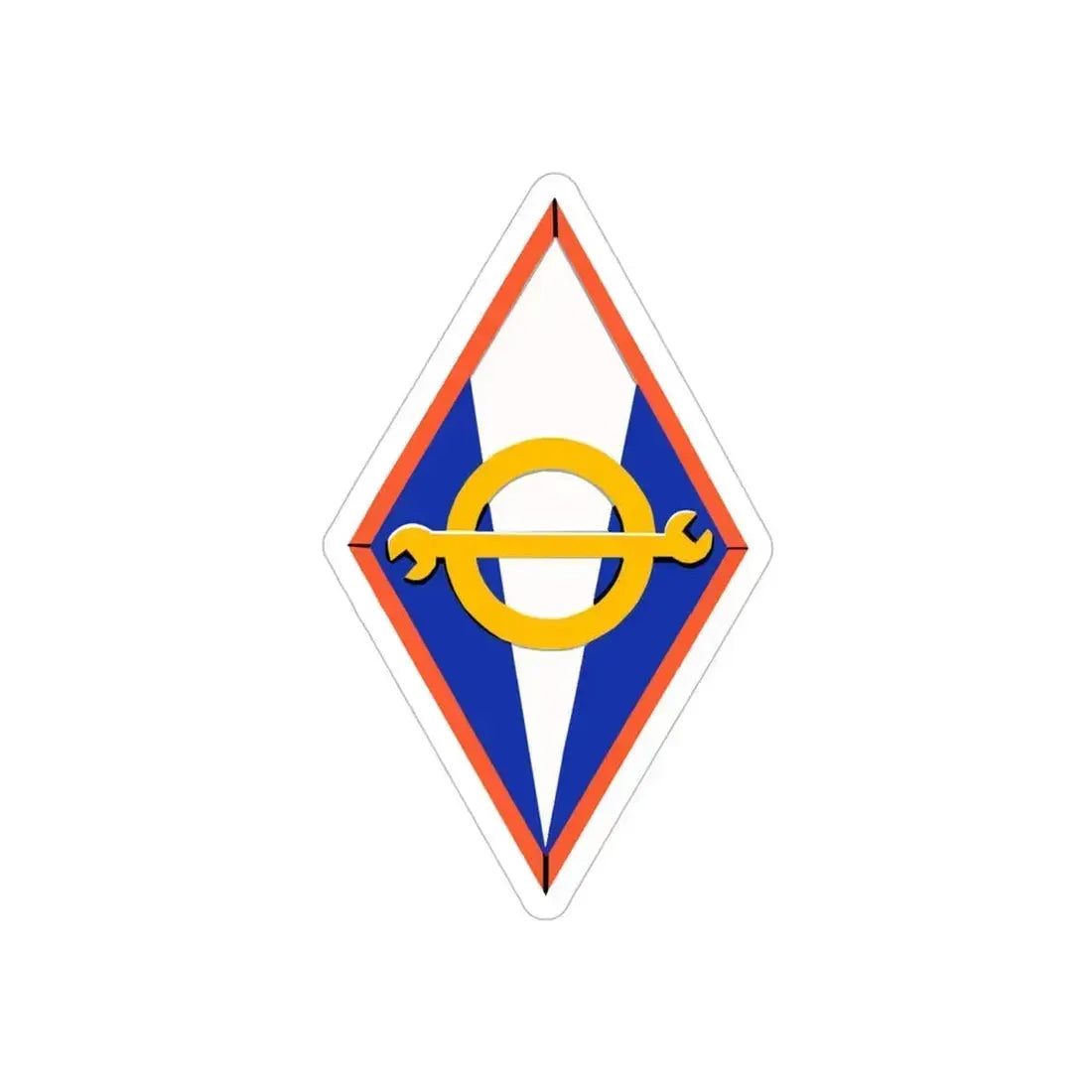 302 Force Support Squadron AFRC (U.S. Air Force) REVERSE PRINT Transparent Die-Cut STICKER 5 Inch Die-Cut Transparent - The Sticker Space