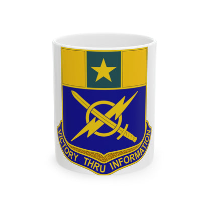 302 Information Operations Battalion (U.S. Army) White Coffee Mug-11oz-The Sticker Space
