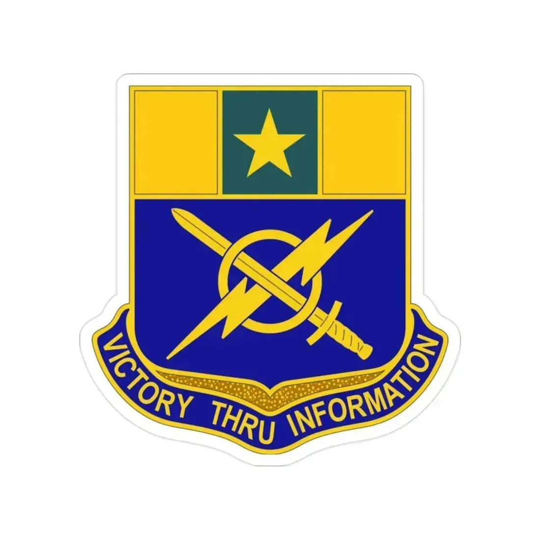 302 Information Operations Battalion (U.S. Army) Transparent STICKER Die-Cut Vinyl Decal 2 Inch - The Sticker Space