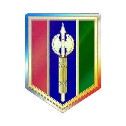 302 Maneuver Enhancement Brigade (U.S. Army) Holographic STICKER Die-Cut Vinyl Decal - The Sticker Space