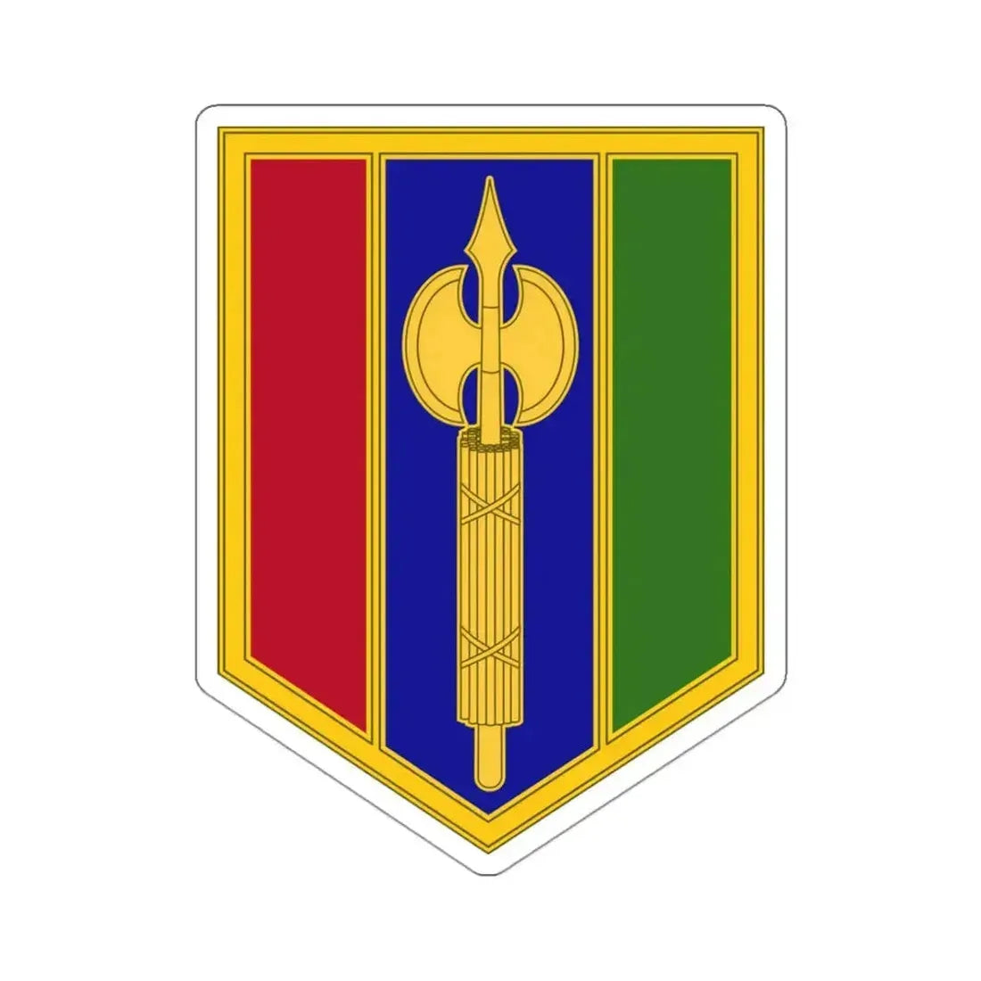302 Maneuver Enhancement Brigade (U.S. Army) STICKER Vinyl Kiss-Cut Decal 3 Inch White - The Sticker Space