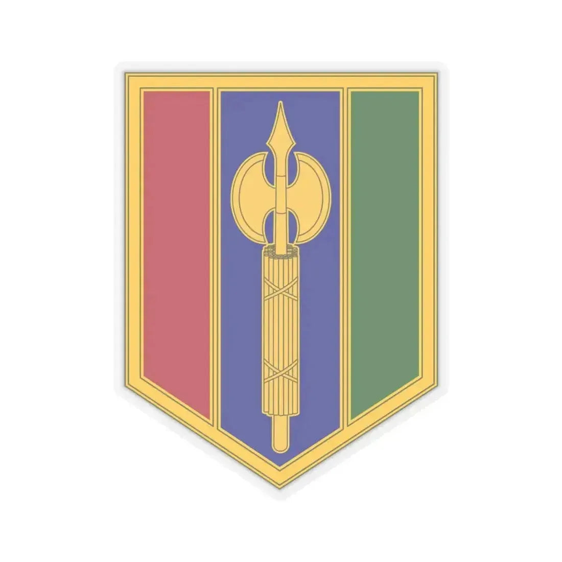 302 Maneuver Enhancement Brigade (U.S. Army) STICKER Vinyl Kiss-Cut Decal 4 Inch Transparent - The Sticker Space