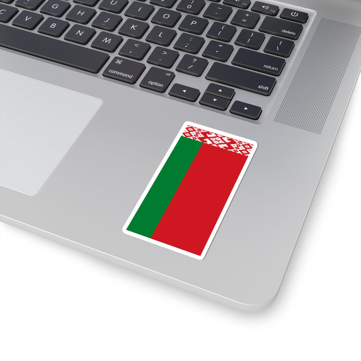 Flag of Belarus vertical (Belarus) STICKER Vinyl Kiss-Cut Decal