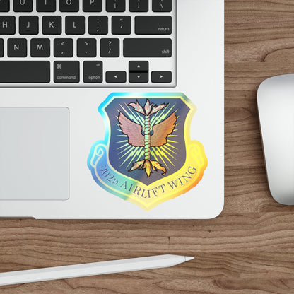 302d Airlift Wing (U.S. Air Force) Holographic STICKER Die-Cut Vinyl Decal-The Sticker Space