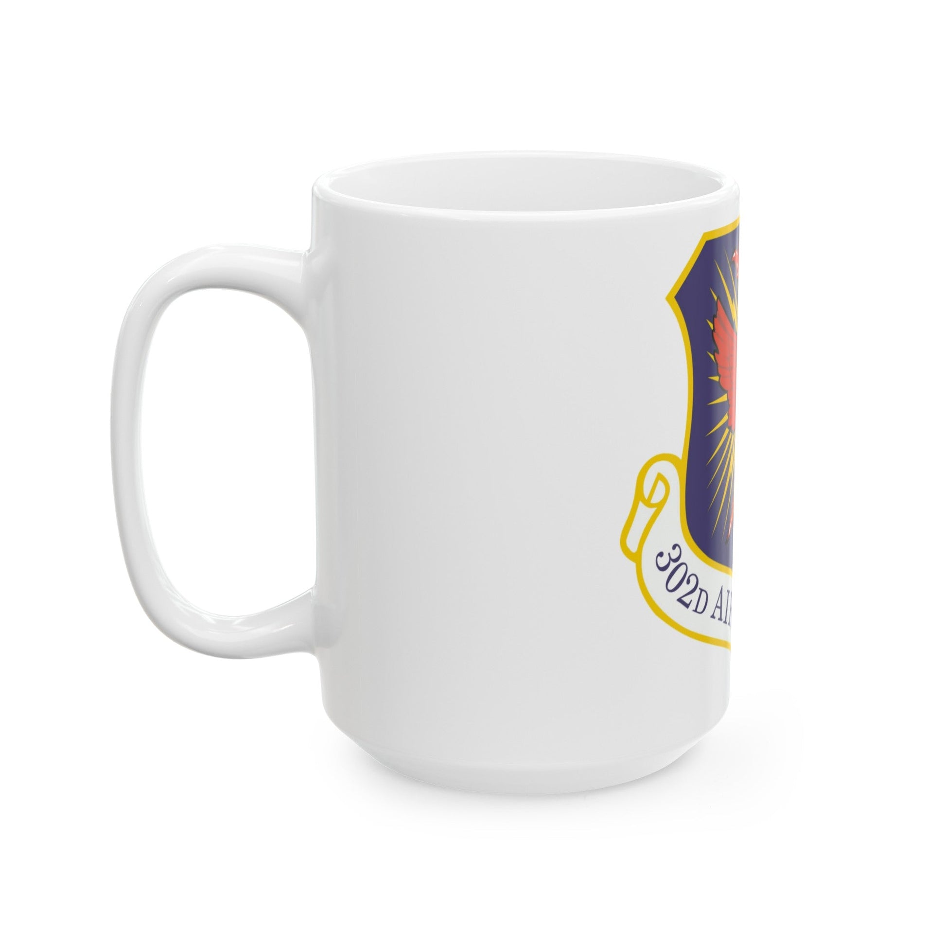 302d Airlift Wing (U.S. Air Force) White Coffee Mug-The Sticker Space