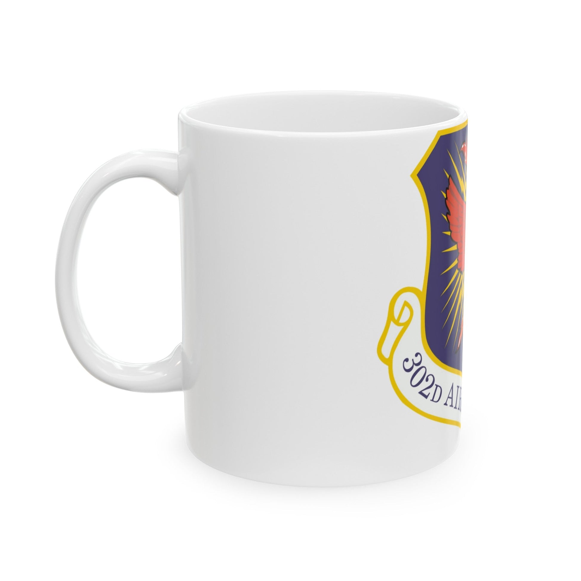 302d Airlift Wing (U.S. Air Force) White Coffee Mug-The Sticker Space