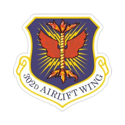 302d Airlift Wing (U.S. Air Force) STICKER Vinyl Die-Cut Decal 2 Inch - The Sticker Space