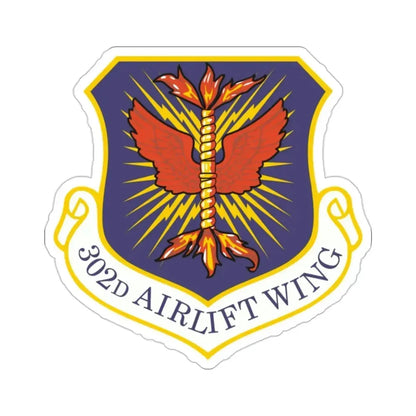 302d Airlift Wing (U.S. Air Force) STICKER Vinyl Die-Cut Decal - The Sticker Space