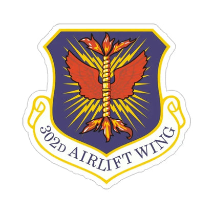 302d Airlift Wing (U.S. Air Force) STICKER Vinyl Die-Cut Decal - The Sticker Space