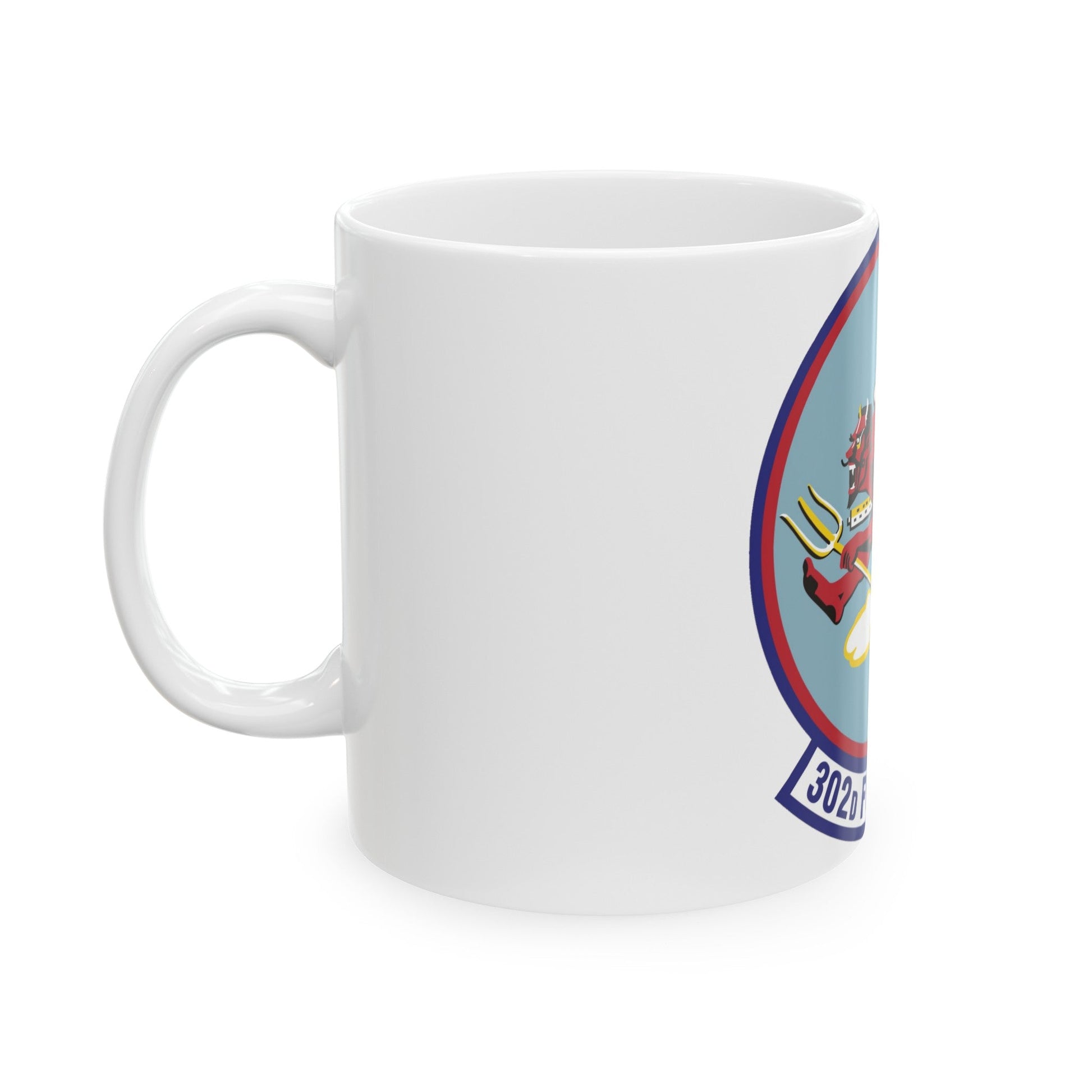 302d Fighter Squadron (U.S. Air Force) White Coffee Mug-The Sticker Space